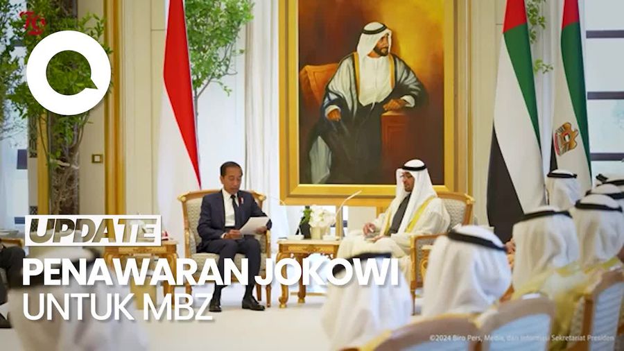 Bertemu MBZ, Jokowi Tawarkan Proyek Financial Center IKN-Investasi Nikel