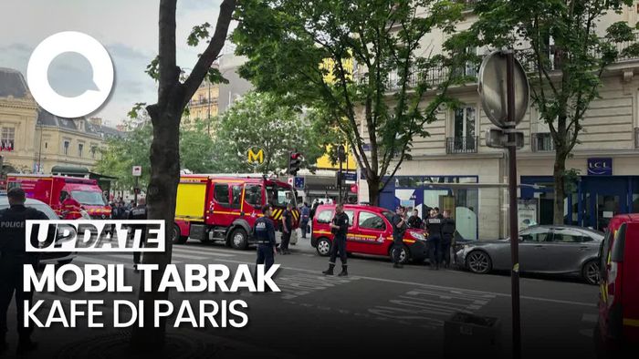 Mobil Tabrak Teras Kafe di Paris, 1 Orang Tewas-2 Kritis