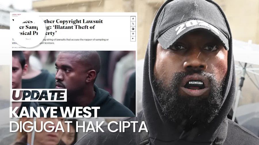 Kanye West Digugat atas Hak Cipta Lagu di Album Donda