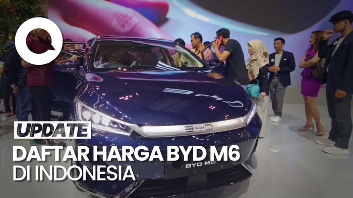 MPV Listrik BYD M6 Rp 379 Jutaan Diserbu Pengunjung GIIAS 2024
