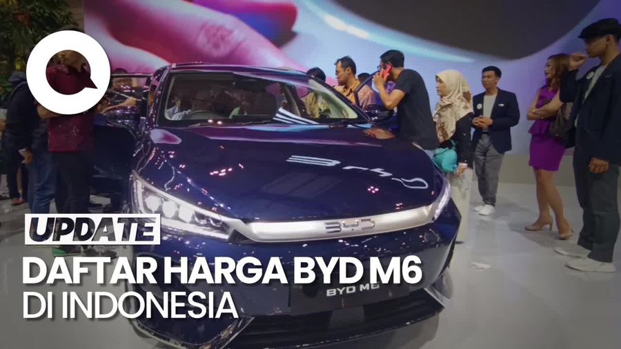 MPV Listrik BYD M6 Rp 379 Jutaan Diserbu Pengunjung GIIAS 2024