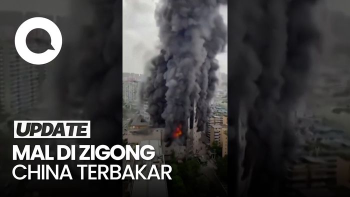 Kebakaran Mal di China, 6 Orang Tewas-Banyak Pengunjung Terjebak