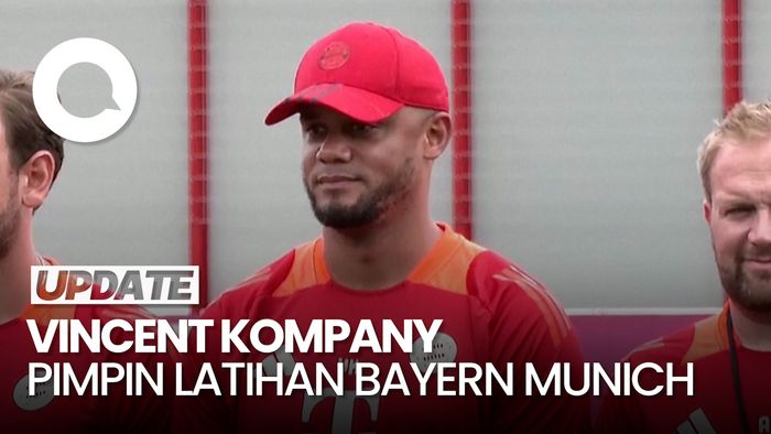 Vincent Kompany Pimpin Latihan Bayern Munich untuk Pertama Kalinya