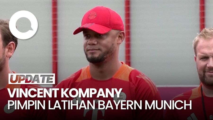 Vincent Kompany Pimpin Latihan Bayern Munich untuk Pertama Kalinya