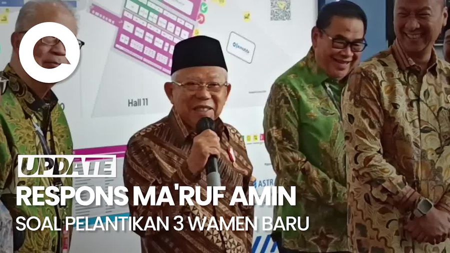 Jokowi Akan Lantik 3 Wamen Baru, Maruf Amin: Harus Respons Tantangan Baru