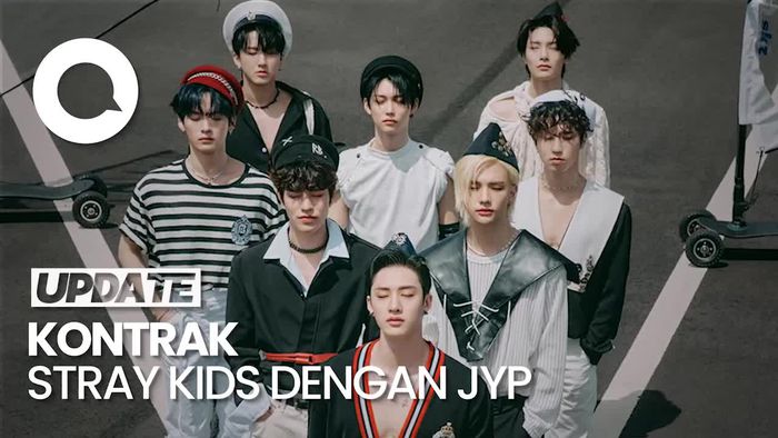 Kedelapan Member Stray Kids Perpanjang Kontrak dengan JYP Entertainment