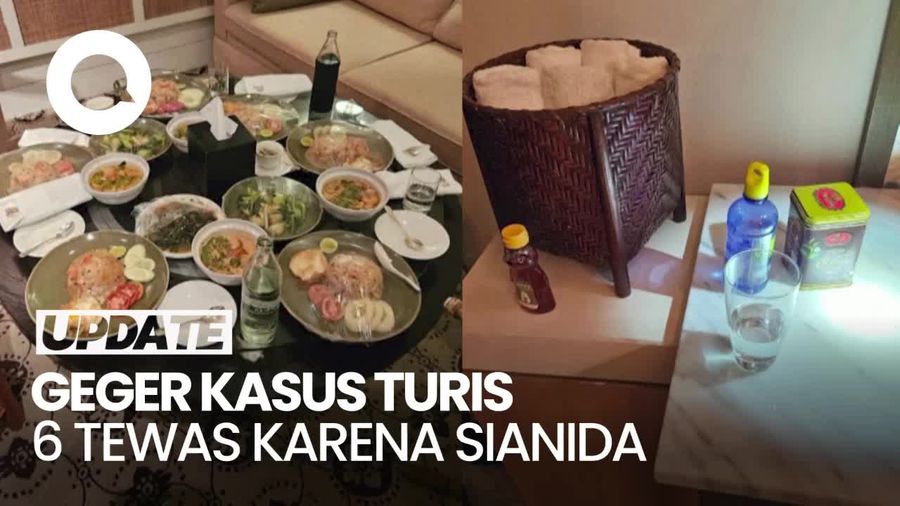 Penampakan Hidangan 6 Turis di Bangkok Sebelum Tewas Karena Sianida