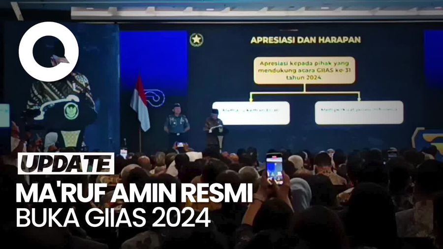 Maruf Amin Buka GIIAS 2024: Pacu Kemandirian Industri Otomotif Nasional