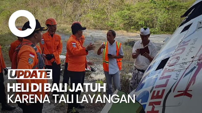 Tali Layangan Jadi Penyebab Jatuhnya Helikopter di Bali