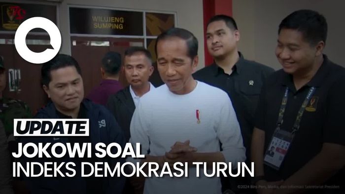 Jokowi Soal Indeks Demokrasi Turun: Orang Maki-maki Presiden Kita Denger