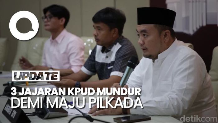 2 Ketua dan 1 Anggota KPU Daerah Mundur karena Maju Pilkada 2024