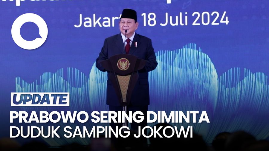 Cerita Prabowo Diminta Duduk di Sebelah Jokowi: Sedang Melatih Saya