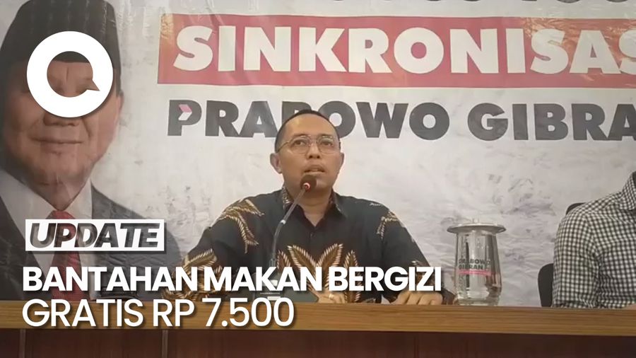Tim Prabowo-Gibran Bantah Anggaran Makan Bergizi Gratis Rp 7.500