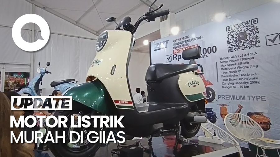 Wuih! Motor Listrik Ini Dapat Diskon Gede di GIIAS 2024