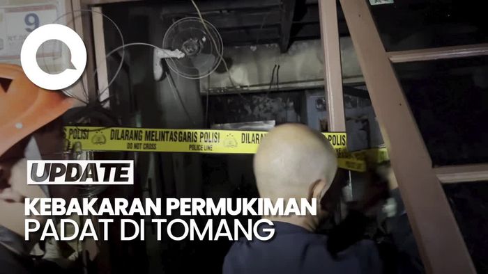 Permukiman Padat Penduduk di Tomang Jakbar Kebakaran