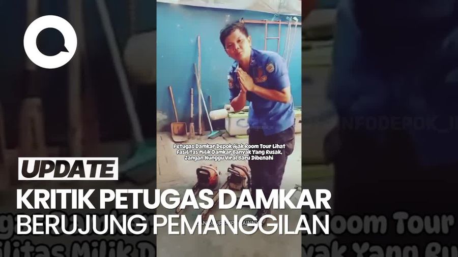 Heboh Petugas Damkar Depok Dipanggil Atasan seusai Viral Kritik Alat Rusak
