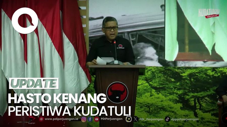 Peringati Kudatuli, Hasto: Suasana Kebatinannya Beda, Seperti Orde Baru Jilid 2