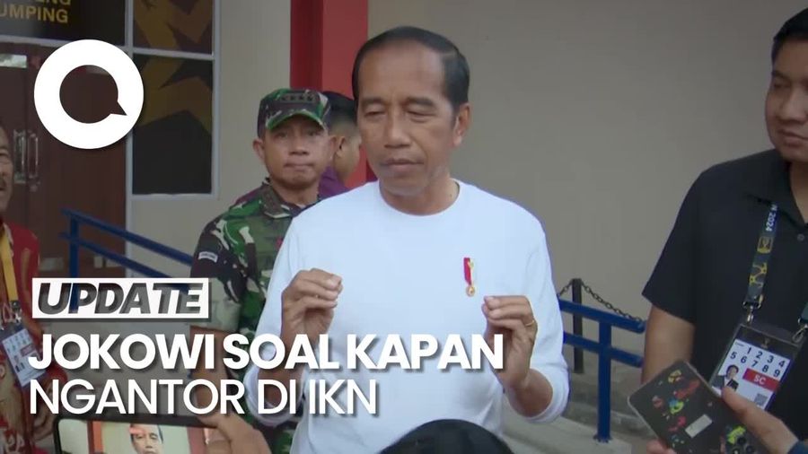 Jokowi soal Ngantor di IKN: Begitu Ada Lampu Hijau, Saya Akan Berkantor