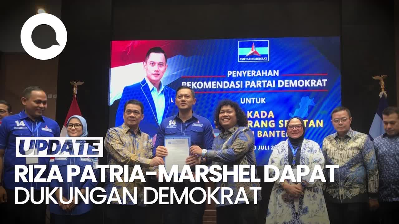 Demokrat Dukung Riza Patria-Marshel Widianto Di Pilwalkot Tangsel