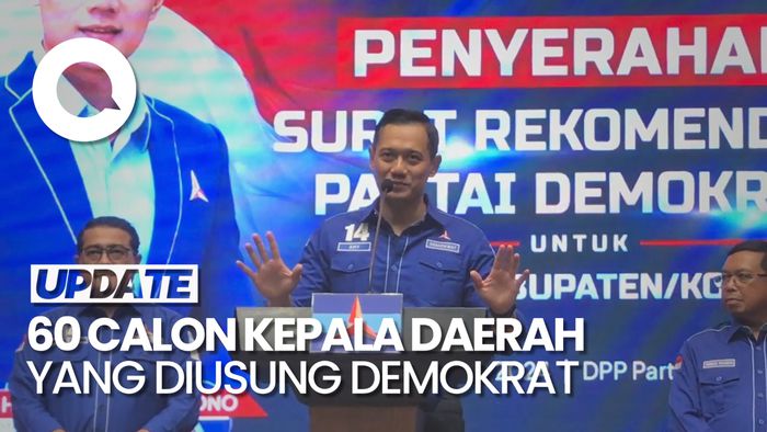 Demokrat Serahkan 60 SK Calon Kepala Daerah, Ini Daftarnya