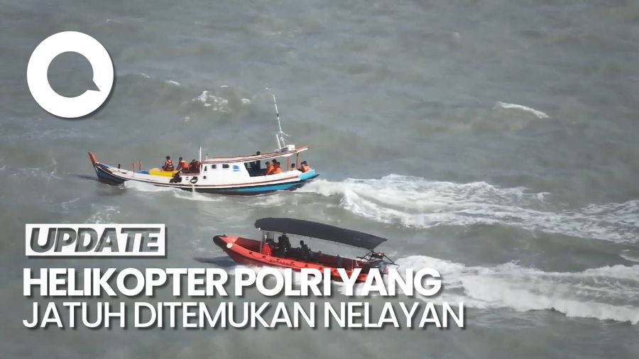 Nelayan Bangka Belitung Temukan Helikopter Polri yang Jatuh Tahun 2022