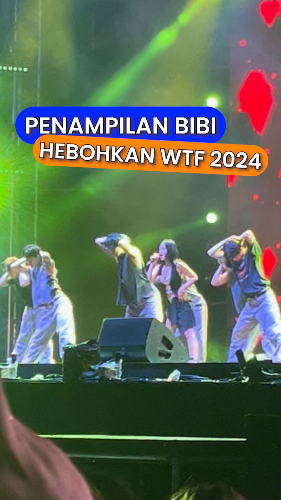 Aksi Centil BIBI Sukses Curi Perhatian Penonton di WTF 2024