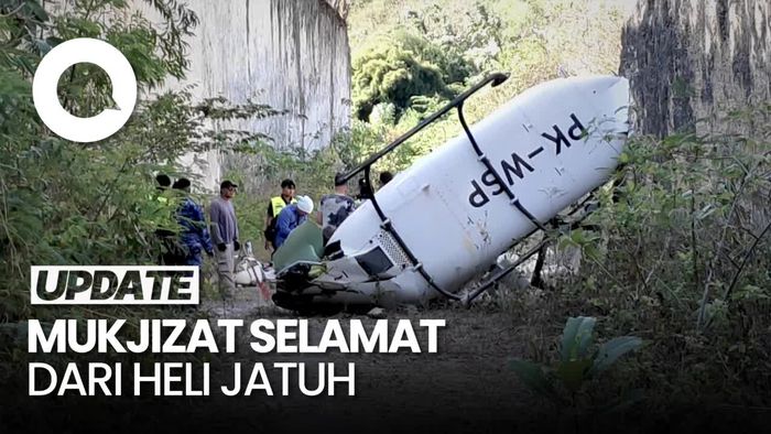 Korban Selamat Helikopter Jatuh di Bali: Bisa Hidup Saja Mukjizat