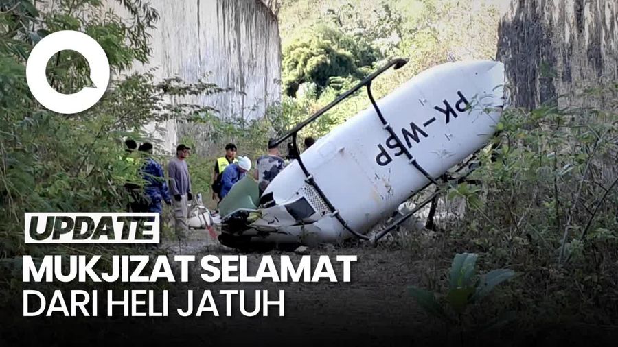 Korban Selamat Helikopter Jatuh di Bali: Bisa Hidup Saja Mukjizat