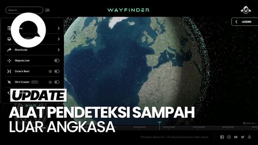 Startup di AS Buat Teknologi untuk Melacak Sampah Luar Angkasa