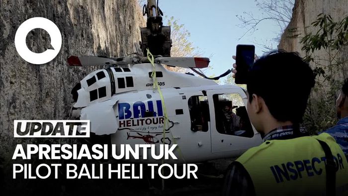 Bersyukur Masih Hidup, Korban Heli Jatuh di Bali: Pilotnya Amazing