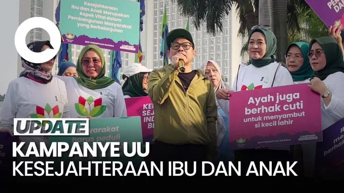 Cak Imin bersama Perempuan Bangsa PKB Kampanyekan UU KIA di CFD