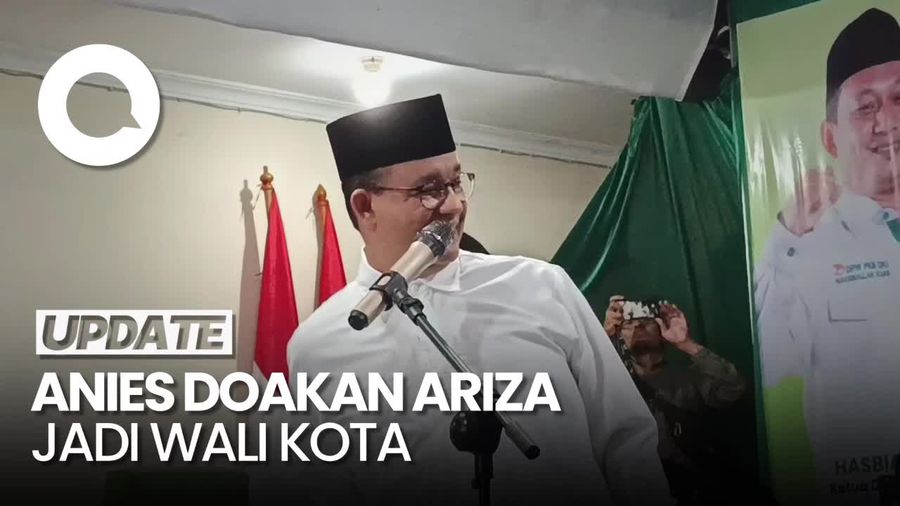 Anies Baswedan Sapa Ariza Patria: Insyaallah Wali Kota