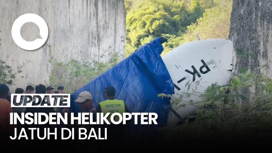 Helikopter Jatuh di Bali, Menhub Minta Keselamatan Selalu Diutamakan