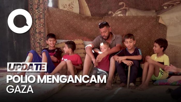Virus Polio Mulai Mengancam Warga Palestina di Gaza