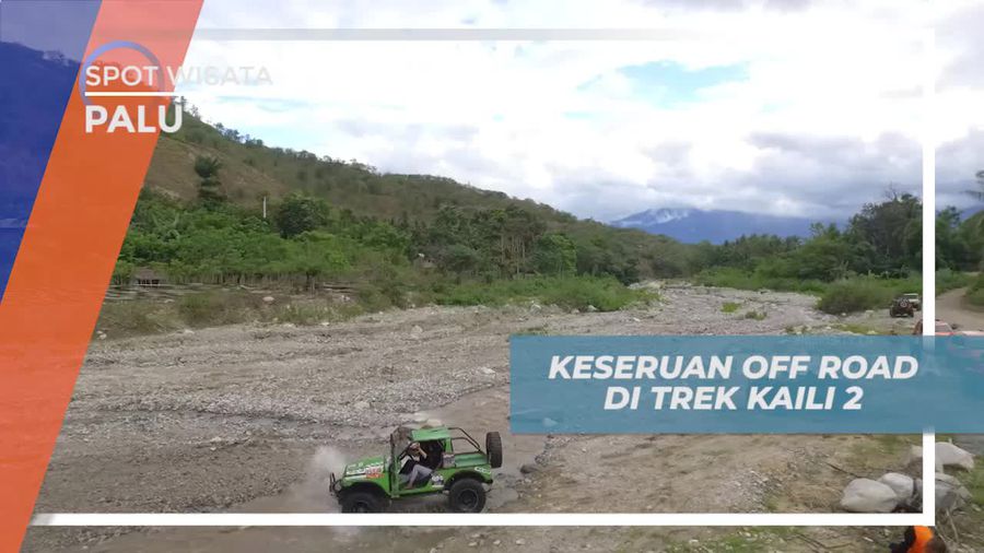 Seru-seruan Offroad Melintasi Jalur Sungai Kaili 2, Palu