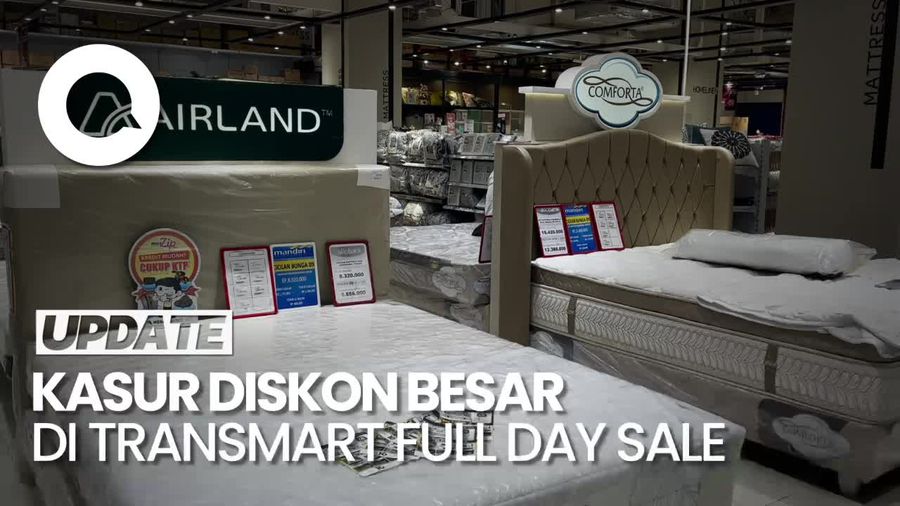 Kasur Empuk di Transmart Full Day Sale Diskon hingga Rp 19 Jutaan!