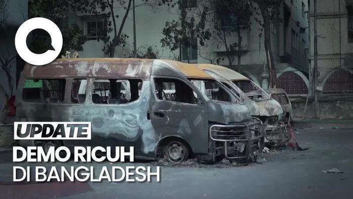 Suasana Mencekam Demo di Bangladesh, 105 Orang Tewas