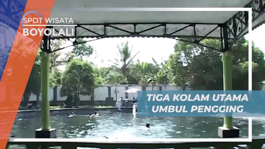 Melihat Tiga Kolam Utama Umbul Pengging Boyolali