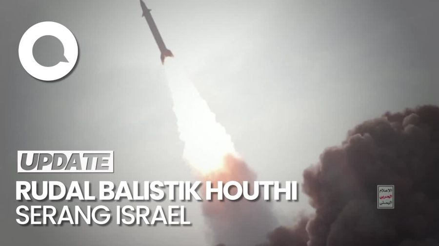 Houthi Klaim Berhasil Serang Israel di Eilat dengan Rudal Balistik