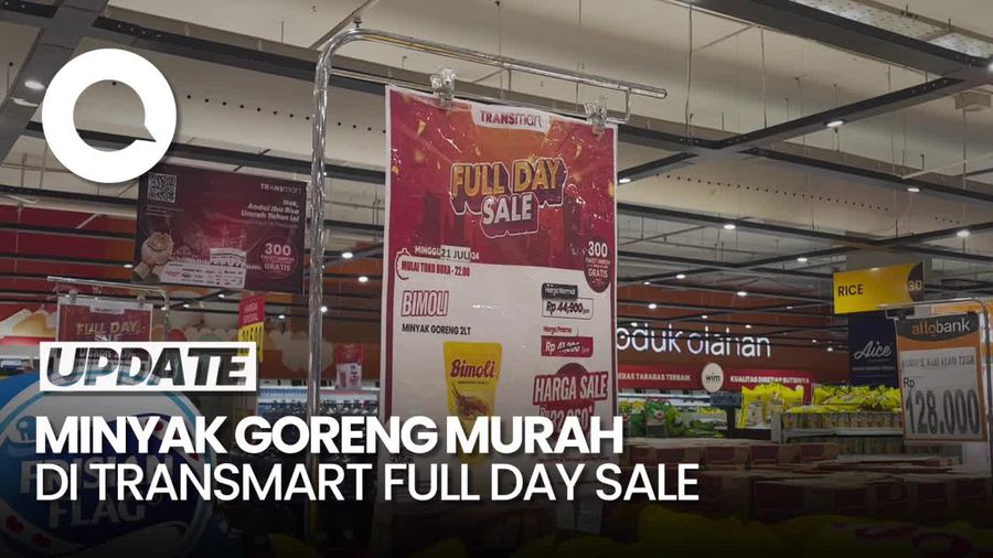 Beli Minyak Goreng di Transmart Full Day Sale Dapat Harga Miring!