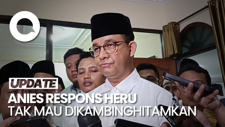 Heru Budi Tak Mau Dikambinghitamkan, Anies: Rakyat yang Menilai