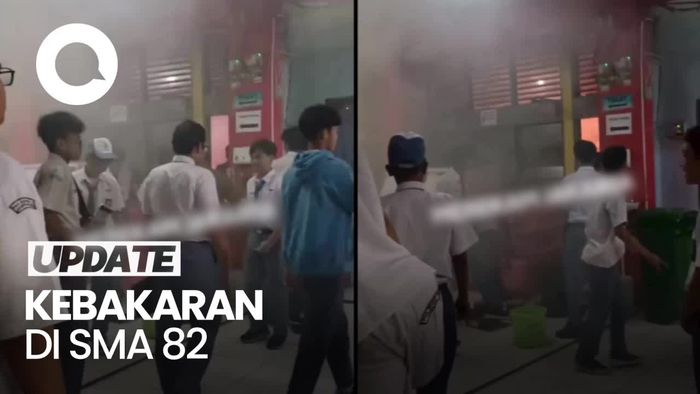 Sebuah Ruangan di SMA 82 Terbakar, Siswa Dievakuasi