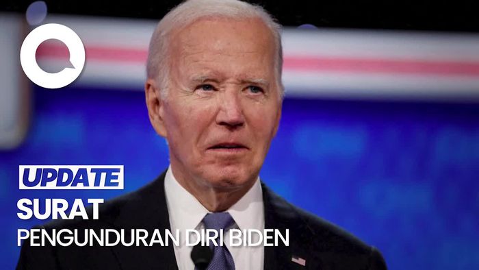 Penampakan Surat Pengunduran Diri Joe Biden dari Pilpres AS