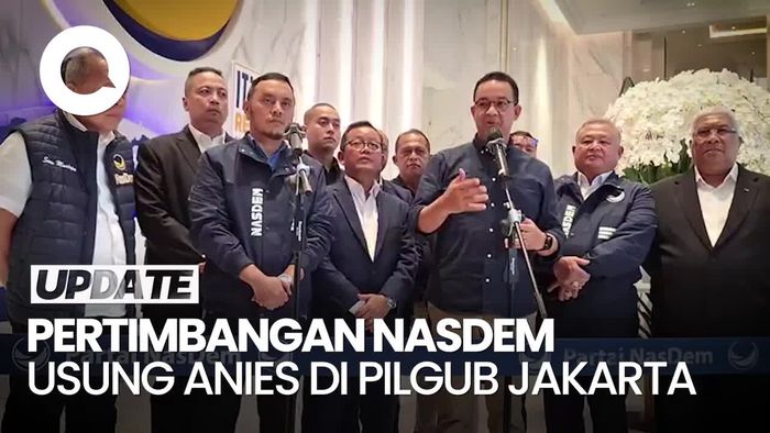 Alasan NasDem Dukung Anies di Pilgub Jakarta: Elektabilitas-Sepak Terjang