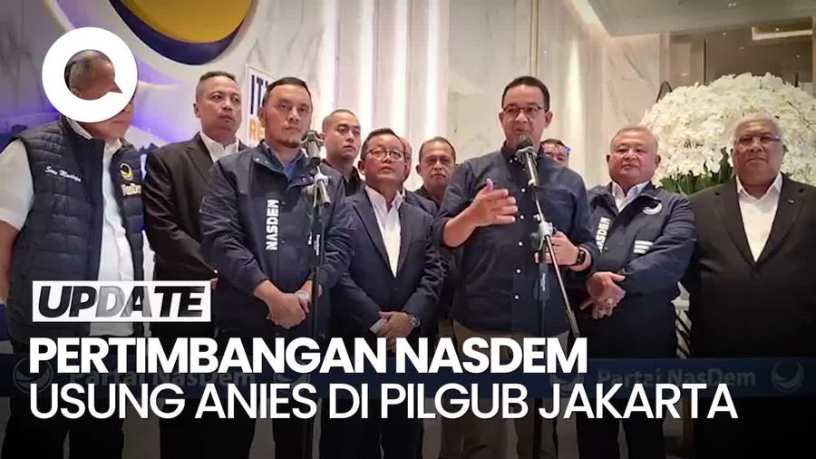 Alasan NasDem Dukung Anies di Pilgub Jakarta: Elektabilitas-Sepak Terjang