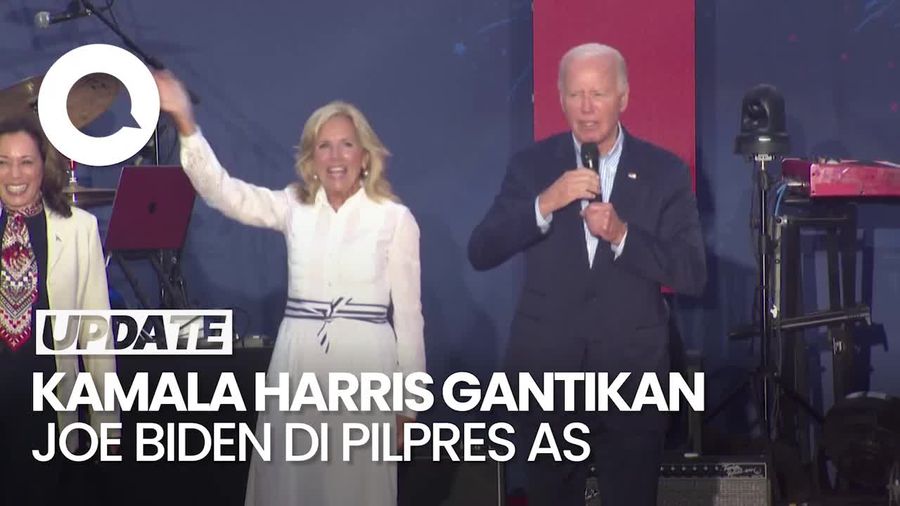 Joe Biden Dukung Kamala Harris Kalahkan Donald Trump di Pilpres AS 2024
