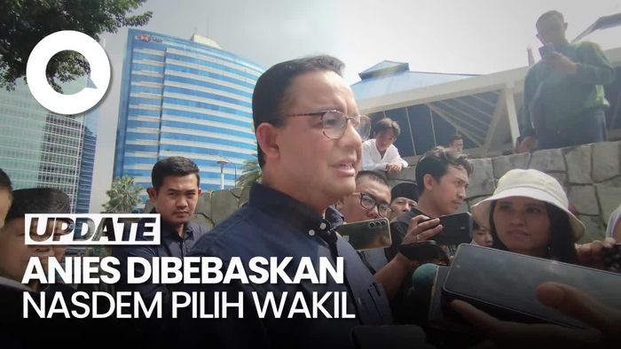 NasDem Bebaskan Anies Pilih Wakil untuk Pilgub Jakarta