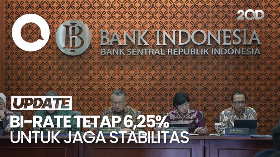 BI-Rate Tetap 6,25% untuk Jaga Stabilitas