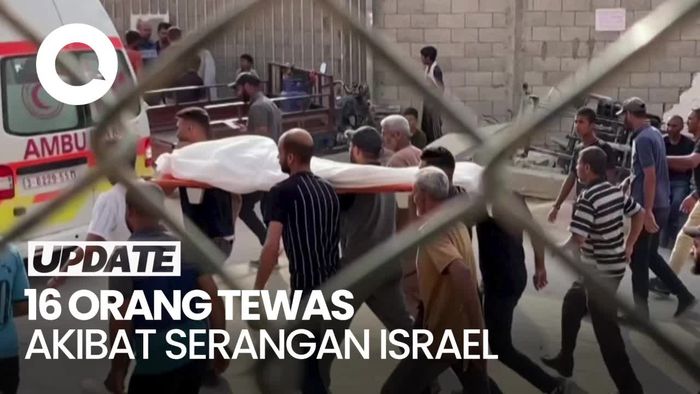 Israel Serang Khan Younis, 16 Warga Palestina Tewas