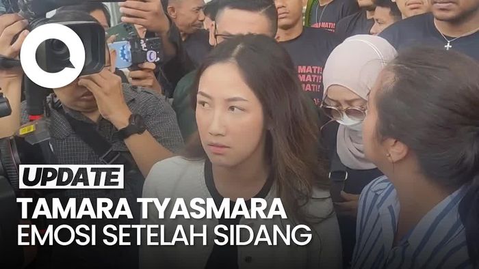 Raut Emosi Tamara Tyasmara Seusai Sidang Eksepsi Yudha Arfandi